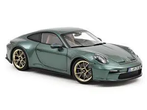 2021 Porsche 911 GT3 Malachite Green Metallic 1/18 Diecast Model Car by Norev