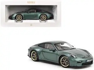 2021 Porsche 911 GT3 Malachite Green Metallic 1/18 Die Cast Model Car by Norev