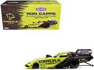 Toyota GR Supra NHRA Funny Car Ron Capps "Carlyle Tools" (2025) Limited Edition 1/24 Diecast Model Car by Auto World