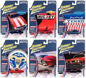 "Muscle Cars USA" 2025 Release 1 Set A of 6 pieces 1/64 Diecast Model Cars by Johnny Lightning