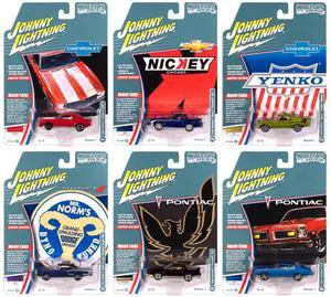 "Muscle Cars USA" 2025 Release 1 Set B of 6 pieces 1/64 Diecast Model Cars by Johnny Lightning