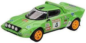 Lancia Stratos HF #4 Jorge de Bagration - Nuria Llopis Champion "Spanish Rally" (1979) Ltd Ed 1/64 Diecast Model Car by Mini GT