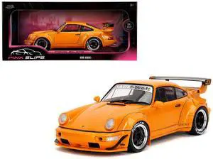 RWB Bodykit "Hibiki" Orange Metallic "Pink Slips" Series 1/18 Diecast Model Car by Jada RWB Bodykit "Hibiki" Orange Metallic "Pink Slips" Series 1/18 Diecast Model Car by Jada