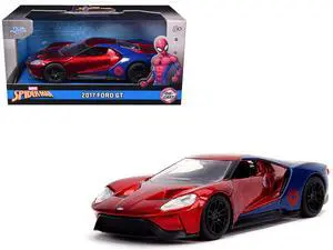 2017 Ford GT "Spider-Man" Theme "Marvel" Series 1/32 Die Cast Model Car by Jada