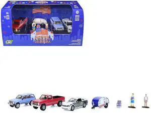 Summer Cookout Diorama" Set of 7 Pieces 1/64 Diecast Model Cars by Greenlight Summer Cookout Diorama" Set of 7 Pieces 1/64 Diecast Model Cars by Greenlight