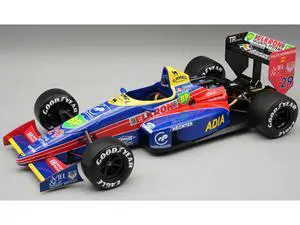 Lola LC88 #29 Yannick Dalmas "Larrousse Calmels" Formula One F1 "Detroit GP" (1988) with Display Case "Mythos Series" Lola LC88 #29 Yannick Dalmas "Larrousse Calmels" Formula One F1 "Detroit GP" (1988) with Display Case "Mythos Series"