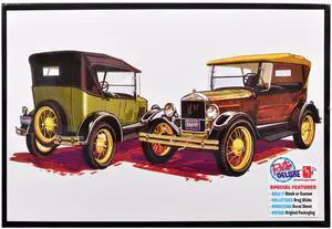 Skill 2 Model Kit 1927 Ford Model T Touring 2 in 1 Kit 1/25 Scale Model by AMT Skill 2 Model Kit 1927 Ford Model T Touring 2 in 1 Kit 1/25 Scale Model by AMT