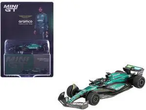 Aston Martin AMR24 #18 Lance Stroll Formula One F1 "Canadian GP" (2024) Limited Edition 1/64 Diecast Model Car by Mini GT Aston Martin AMR24 #18 Lance Stroll Formula One F1 "Canadian GP" (2024) Limited Edition 1/64 Diecast Model Car by Mini GT