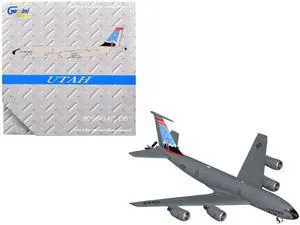 Boeing KC-135R Stratotanker Aircraft "Utah Air National Guard" US Air Force Gray 1/400 Diecast Model Airplane by GeminiJets Boeing KC-135R Stratotanker Aircraft "Utah Air National Guard" US Air Force Gray 1/400 Diecast Model Airplane by GeminiJets