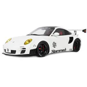 2024 Porsche 911 Turbo LB-Works White with Black Top 1/18 Model Car by GT Spirit 2024 Porsche 911 Turbo LB-Works White with Black Top 1/18 Model Car by GT Spirit
