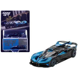 Bugatti Bolide Presentation Blue and Carbon Fiber Limited Edition 1/64 Diecast Model Car by Mini GT Bugatti Bolide Presentation Blue and Carbon Fiber Limited Edition 1/64 Diecast Model Car by Mini GT