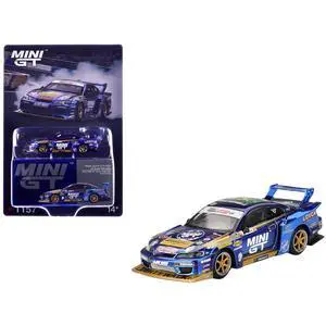 Nissan Silvia (S15) LB-Super Silhouette RHD #555 Yukio Fausto "Formula Drift Japan" (2025) 1/64 Diecast Model Car by Mini GT Nissan Silvia (S15) LB-Super Silhouette RHD #555 Yukio Fausto "Formula Drift Japan" (2025) 1/64 Diecast Model Car by Mini GT