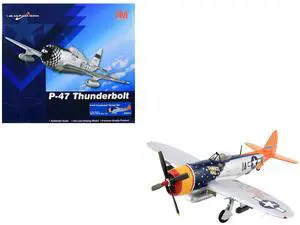 Republic P-47D Thunderbolt Aircraft "Tarheel Hal, Lt." (1945) US Army Air Forces 1/48 Diecast Model by Hobby Master Republic P-47D Thunderbolt Aircraft "Tarheel Hal, Lt." (1945) US Army Air Forces 1/48 Diecast Model by Hobby Master