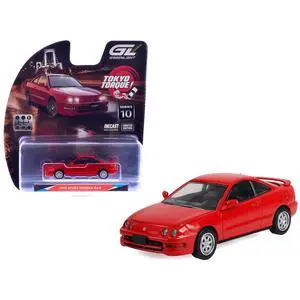 1994 Acura Integra GS-R Milano Red "Tokyo Torque" Series 10 1/64 Diecast Model Car by Greenlight 1994 Acura Integra GS-R Milano Red "Tokyo Torque" Series 10 1/64 Diecast Model Car by Greenlight