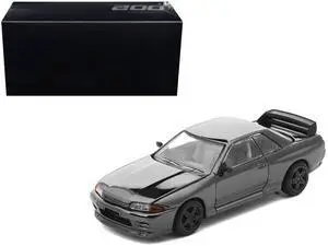 GTR R32 RHD (Right Hand Drive) Dark Chrome "The Dark Chrome Series" 1/64 Die Cast Model Car by Pop Race GTR R32 RHD (Right Hand Drive) Dark Chrome "The Dark Chrome Series" 1/64 Die Cast Model Car by Pop Race