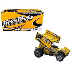 Winged Sprint Car #19 Brent Marks "Fenton Marks Racing" (2026) 1/18 Diecast Model Car by ACME Winged Sprint Car #19 Brent Marks "Fenton Marks Racing" (2026) 1/18 Diecast Model Car by ACME