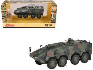 Tpz. Tank Boxer "German Army" Green Camouflage 1/87 (HO) Scale Diecast Model Car by Schuco Tpz. Tank Boxer "German Army" Green Camouflage 1/87 (HO) Scale Diecast Model Car by Schuco