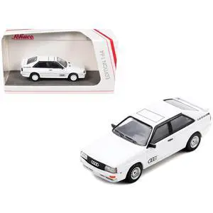 Audi Quattro White 1/64 Diecast Model Car by Schuco Audi Quattro White 1/64 Diecast Model Car by Schuco