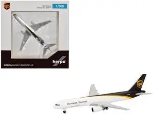 Boeing 757-200F Commercial Aircraft "UPS Worldwide Service" (N475UP) White with Brown Tail 1/500 Diecast Model Airplane by Herpa Boeing 757-200F Commercial Aircraft "UPS Worldwide Service" (N475UP) White with Brown Tail 1/500 Diecast Model Airplane by Herpa
