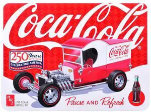 Skill 2 Model Kit Ford Model T Panel "Coca-Cola" with Collector Tin 1/25 Scale Model by AMT Skill 2 Model Kit Ford Model T Panel "Coca-Cola" with Collector Tin 1/25 Scale Model by AMT