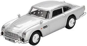 Aston Martin DB5 RHD Birch Silver Metallic (Damaged) 007 James Bond "Skyfall" (2012) 1/64 Diecast Model Car by Mini GT Aston Martin DB5 RHD Birch Silver Metallic (Damaged) 007 James Bond "Skyfall" (2012) 1/64 Diecast Model Car by Mini GT