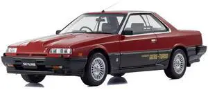 Nissan Skyline 2000 Turbo Intercooler RS-X RHD (Right Hand Drive) Red and Black 1/18 Model Car by Kyosho Nissan Skyline 2000 Turbo Intercooler RS-X RHD (Right Hand Drive) Red and Black 1/18 Model Car by Kyosho