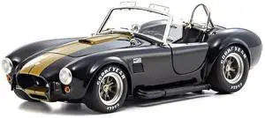 Shelby Cobra 427 S/C Black with Gold Stripes 1/18 Diecast Model Car by Kyosho Shelby Cobra 427 S/C Black with Gold Stripes 1/18 Diecast Model Car by Kyosho