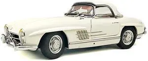 Mercedes-Benz 300 SL (W198 II) White with Red Interior Limited Edition to 1500 pieces Worldwide 1/18 Diecast Model Car by CMC Mercedes-Benz 300 SL (W198 II) White with Red Interior Limited Edition to 1500 pieces Worldwide 1/18 Diecast Model Car by CMC