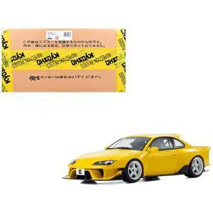 Nissan Silvia (S15) "Khyzyl Saleem" Yellow 1/18 Model Car by Kyosho Nissan Silvia (S15) "Khyzyl Saleem" Yellow 1/18 Model Car by Kyosho