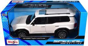 2024 Toyota Land Cruiser Pearl White Metallic with White Top "Special Edition" Series 1/24 Diecast Model Car by Maisto 2024 Toyota Land Cruiser Pearl White Metallic with White Top "Special Edition" Series 1/24 Diecast Model Car by Maisto