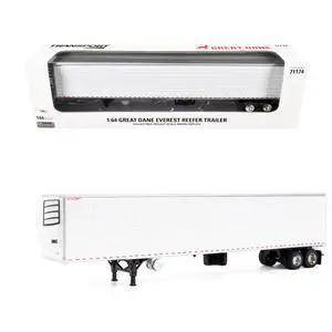 Great Dane Everest 53ft Refridgerated Trailer White "Transport Series" 1/64 Diecast Model by Diecast Masters Great Dane Everest 53ft Refridgerated Trailer White "Transport Series" 1/64 Diecast Model by Diecast Masters