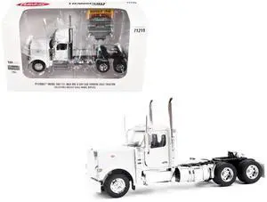 Peterbilt 589 Tandem-Axle Legendary Package Truck Tractor with 58" Sleeper White "Transport Series" 1/64 Diecast Model by Diecast Masters Peterbilt 589 Tandem-Axle Legendary Package Truck Tractor with 58" Sleeper White "Transport Series" 1/64 Diecast Model by Diecast Masters