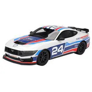 Ford Mustang Dark Horse #24 "Ford Performance Racing School" White with Graphics 1/18 Model Car by Top Speed Ford Mustang Dark Horse #24 "Ford Performance Racing School" White with Graphics 1/18 Model Car by Top Speed