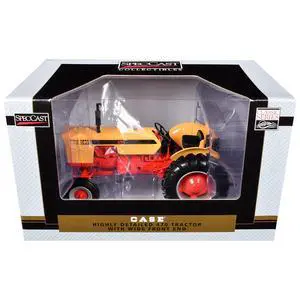 Case 470 Wide Front Tractor Yellow and Orange "Classic Series" 1/16 Diecast Model by SpecCast Case 470 Wide Front Tractor Yellow and Orange "Classic Series" 1/16 Diecast Model by SpecCast