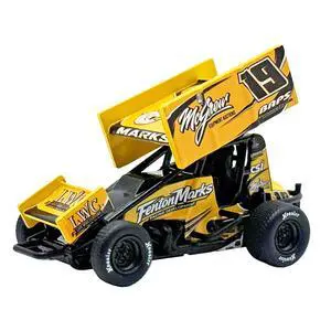 Winged Sprint Car #19 Brent Marks "Fenton Marks Racing" (2026) 1/50 Diecast Model Car by ACME Winged Sprint Car #19 Brent Marks "Fenton Marks Racing" (2026) 1/50 Diecast Model Car by ACME