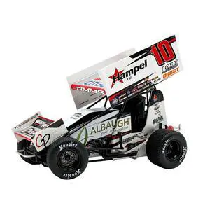 Winged Sprint Car #10 Ryan Timms "Liebig Motorsports - Hampel Oil" (2026) 1/18 Diecast Model Car by ACME Winged Sprint Car #10 Ryan Timms "Liebig Motorsports - Hampel Oil" (2026) 1/18 Diecast Model Car by ACME
