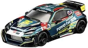 Toyota Pandem GR86 "Tengku Djan Ley" Blue Metallic with Graphics 1/64 Diecast Model Car by Pop Race Toyota Pandem GR86 "Tengku Djan Ley" Blue Metallic with Graphics 1/64 Diecast Model Car by Pop Race
