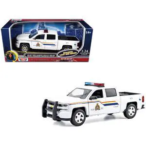 2017 Chevrolet Silverado 1500 LT Z71 Crew Cab Pickup Truck White with Lights and Sounds 1/27 Diecast Model Car by Motormax 2017 Chevrolet Silverado 1500 LT Z71 Crew Cab Pickup Truck White with Lights and Sounds 1/27 Diecast Model Car by Motormax