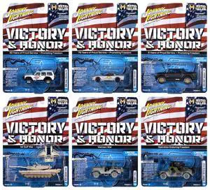 "Military" Set B of 6 pieces 2025 Release 2 Limited Edition 1/64 Diecast Model Cars by Johnny Lightning "Military" Set B of 6 pieces 2025 Release 2 Limited Edition 1/64 Diecast Model Cars by Johnny Lightning