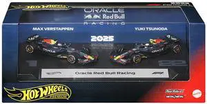 "Oracle Red Bull Racing" Formula One F1 World Championship (2025) 2 Piece Set Diecast Model Cars by Hot Wheels "Oracle Red Bull Racing" Formula One F1 World Championship (2025) 2 Piece Set Diecast Model Cars by Hot Wheels