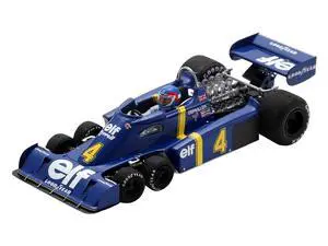 Tyrrell P34 #4 Patrick Depailler 2nd Place Formula One F1 "Swedish GP" (1976) with Driver 1/43 Model Car by Spark Tyrrell P34 #4 Patrick Depailler 2nd Place Formula One F1 "Swedish GP" (1976) with Driver 1/43 Model Car by Spark