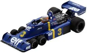 Tyrrell P34 #3 Jody Scheckter Winner Formula One F1 "Swedish GP" (1976) with Driver 1/43 Model Car by Spark Tyrrell P34 #3 Jody Scheckter Winner Formula One F1 "Swedish GP" (1976) with Driver 1/43 Model Car by Spark