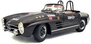 Mercedes-Benz 300 SL (W198 II) Roadster "Racing Version" Brown with Graphics Limited Ed 1/18 Diecast Model Car by CMC Mercedes-Benz 300 SL (W198 II) Roadster "Racing Version" Brown with Graphics Limited Ed 1/18 Diecast Model Car by CMC