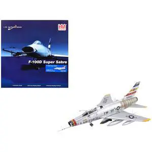 North American F-100D Super Sabre Fighter Aircraft "FW-871,France" (1958) US Air Force 1/72 Die Cast Model by Hobby Master North American F-100D Super Sabre Fighter Aircraft "FW-871,France" (1958) US Air Force 1/72 Die Cast Model by Hobby Master