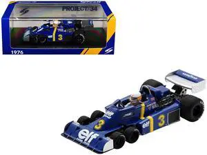 Tyrrell P34 #3 Jody Scheckter Formula One F1 "Belgian GP" (1976) with Driver 1/43 Model Car by Spark Tyrrell P34 #3 Jody Scheckter Formula One F1 "Belgian GP" (1976) with Driver 1/43 Model Car by Spark