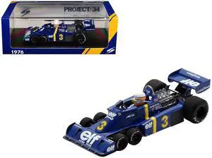 Tyrrell P34 #3 Jody Scheckter Winner Formula One F1 "Swedish GP" (1976) with Driver 1/43 Model Car by Spark Tyrrell P34 #3 Jody Scheckter Winner Formula One F1 "Swedish GP" (1976) with Driver 1/43 Model Car by Spark