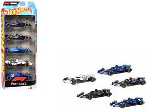 2025 Formula 1 World Championship 5 piece Set Diecast Model Cars by Hot Wheels 2025 Formula 1 World Championship 5 piece Set Diecast Model Cars by Hot Wheels