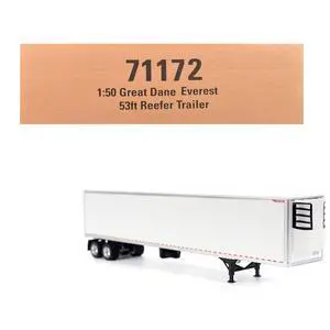 Great Dane Everest 53ft Refrigerated Trailer White "Transport Series" 1/50 Diecast Model by Diecast Masters Great Dane Everest 53ft Refrigerated Trailer White "Transport Series" 1/50 Diecast Model by Diecast Masters