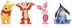 Set of 4 Diecast Figures "Winnie the Pooh" Franchise "Metalfigs" Series Diecast Models by Jada Set of 4 Diecast Figures "Winnie the Pooh" Franchise "Metalfigs" Series Diecast Models by Jada
