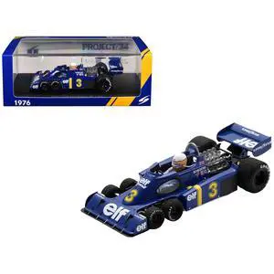 Tyrrell P34 #3 Jody Scheckter Formula One F1 "Dutch GP" (1976) with Driver 1/43 Model Car by Spark Tyrrell P34 #3 Jody Scheckter Formula One F1 "Dutch GP" (1976) with Driver 1/43 Model Car by Spark